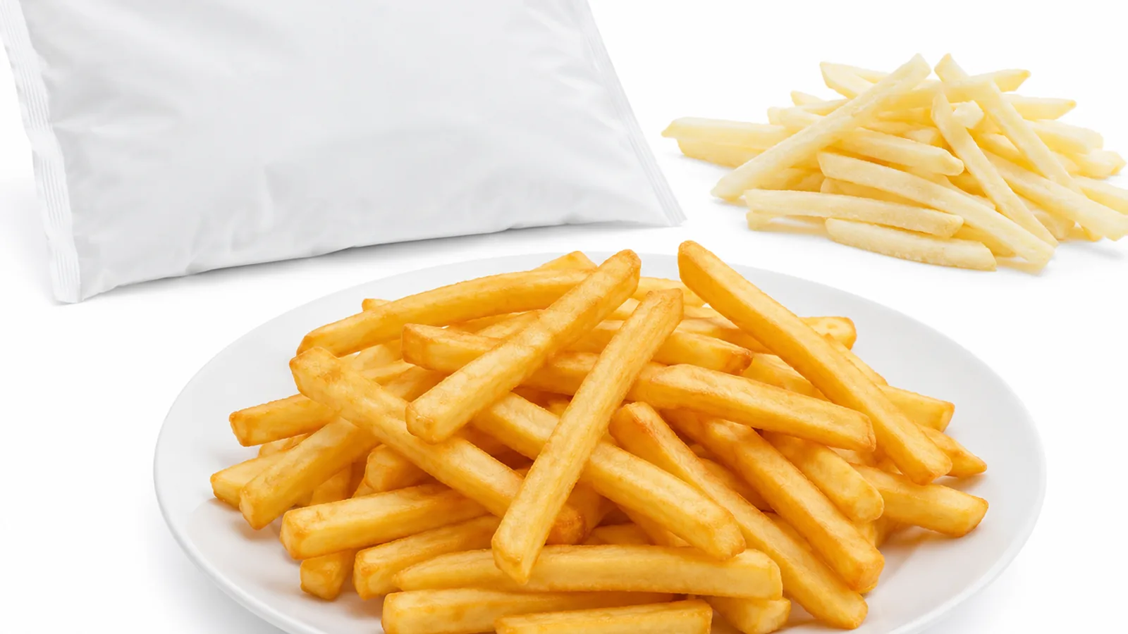 Junsheng frozen French fries foodservice bag and carton packaging